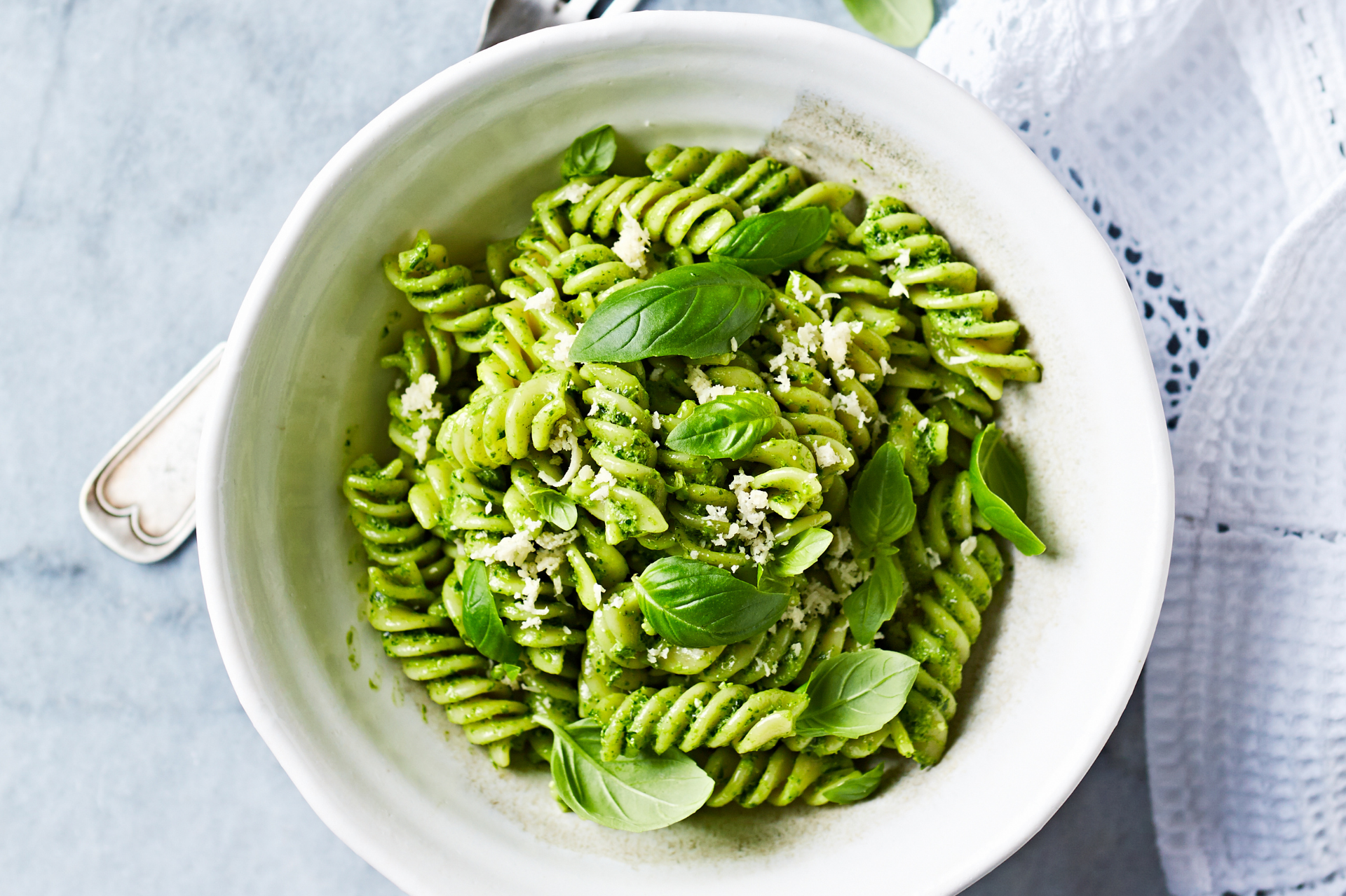 Pasta with Cavolo Nero Pesto
