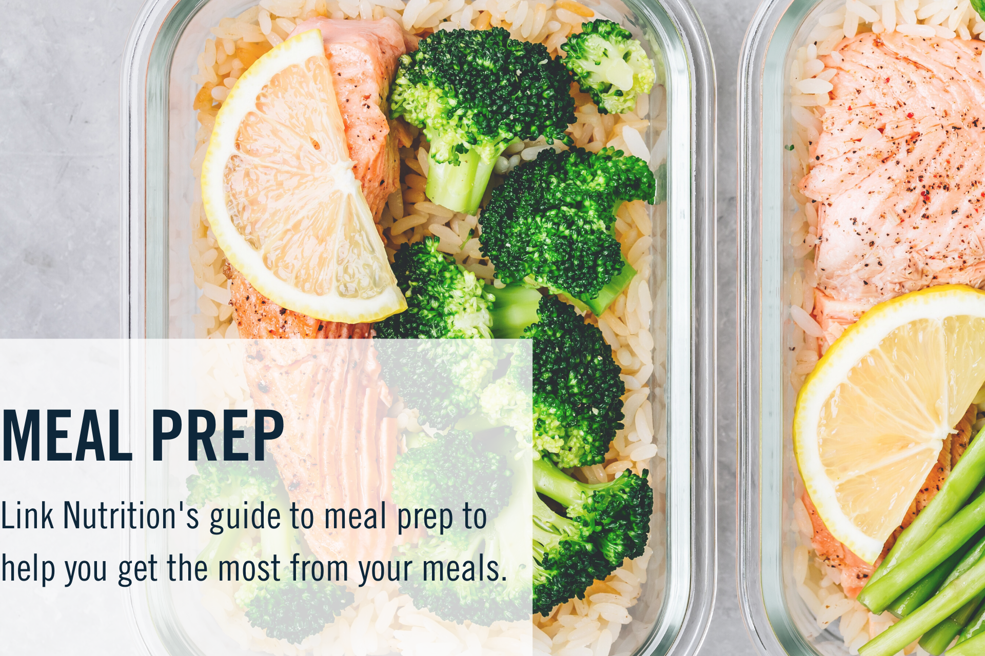 Link Nutrition's guide to meal-prep